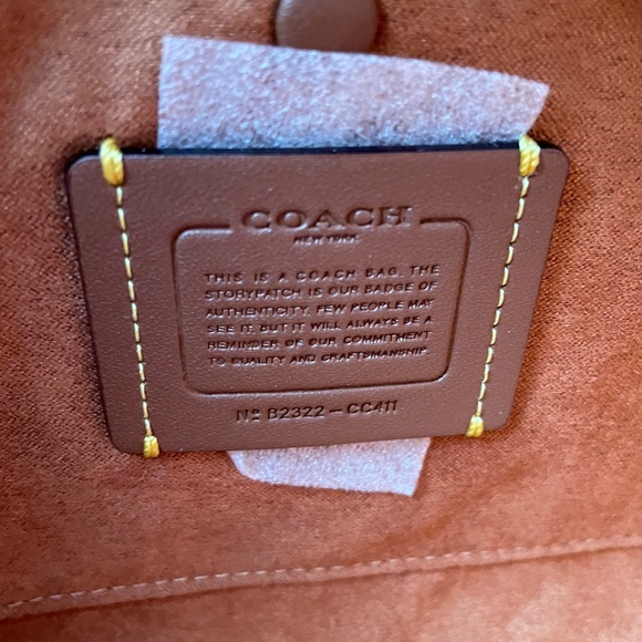 Coach Revel bag in colour dark stone new with tag - Picture 14 of 16